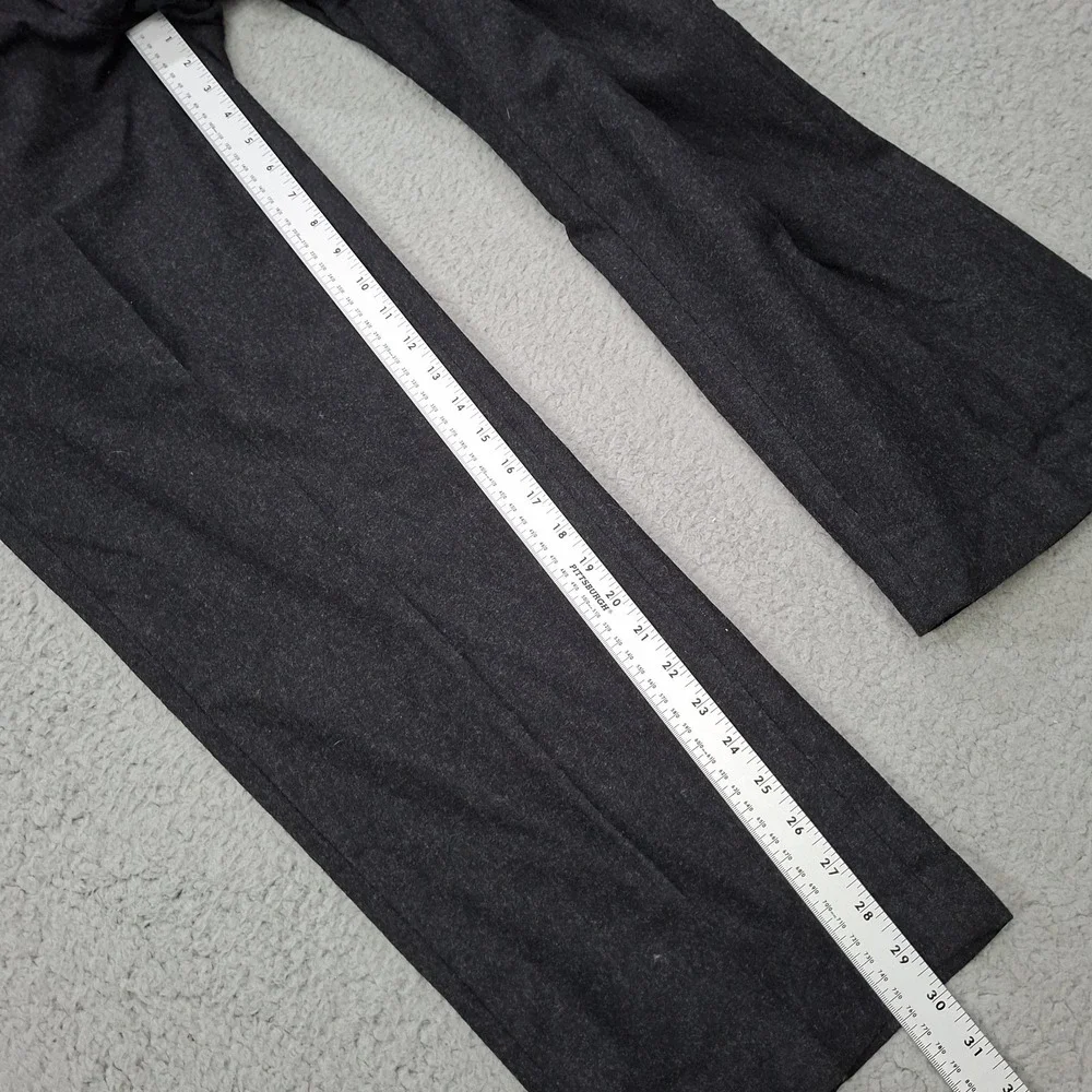Banana Republic Emerson Pants Mens 35x30‎ Wool Fleece Feel Chino Black
